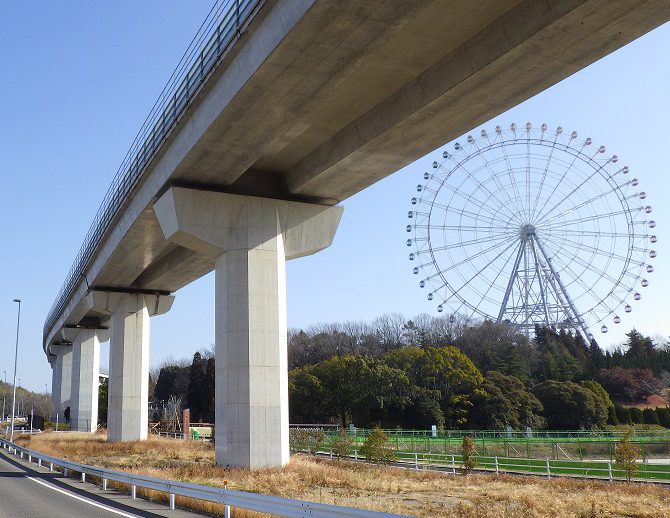 東部丘陵線(リニモ)下部工事