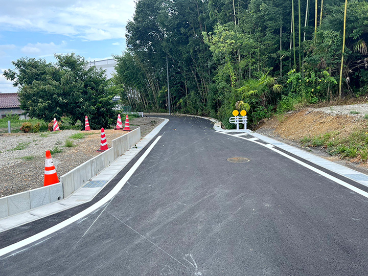 市道8037号線 道路築造工事