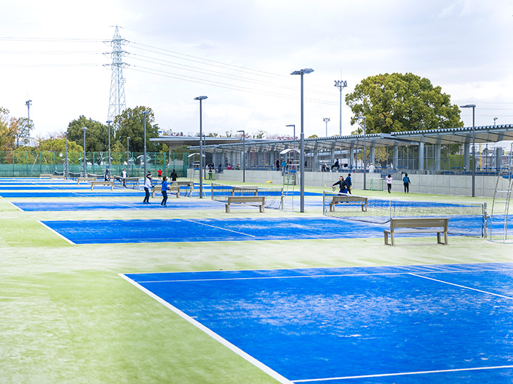 朝宮公園テニスコート等整備工事