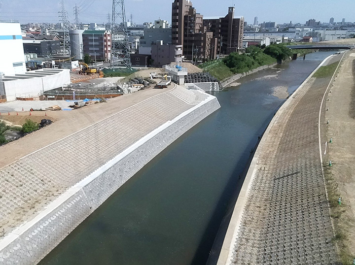 床上浸水対策特別緊急工事(20号工)(ICT希望)【八田川】